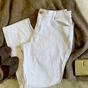 White denim pants Crown & Ivy Size 10